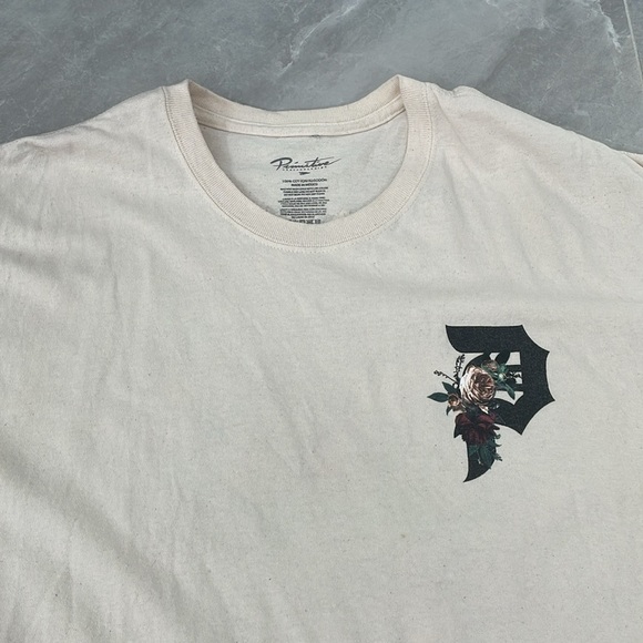 Men’s Primitive Skateboarding Cotton Floral Short Sleeve Shirt XL - Picture 2 of 16